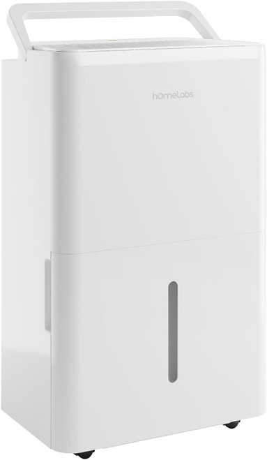 hOmeLabs Dehumidifier 3,500 Sq Ft 25 Pint (MAX 64 Pint at 95°F, 90% RH)
