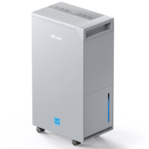 DECIUU 5000 Sq.Ft Dehumidifier, 100 Pint Smart Humidity Control, Drain Hose