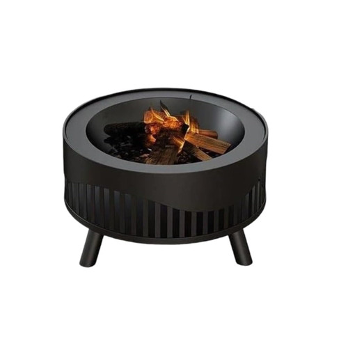 Portable Outdoor Fire Pit Large Wood Burning Fire Pit