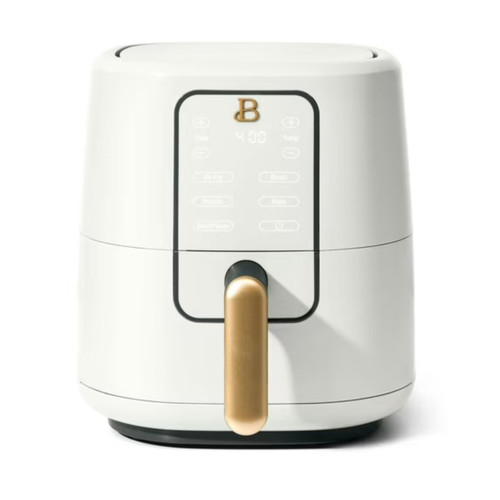 3 Qt Digital Air Fryer with Touchscreen, TurboCrisp Technology, 4 Cooking Presets, 1200W, Ceramic Nonstick