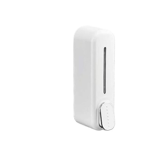 Soap Dispenser Countertop Soap Dispensers Wall-Mounted Pump for Home Hotel Bathroom Mall Kitchen Shower Refillable Lotion Bottle(White)
