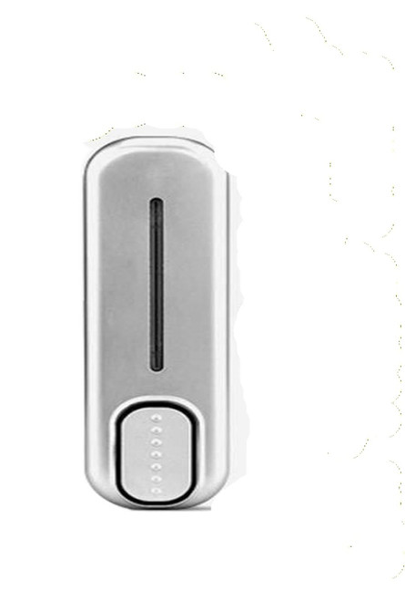 Soap Dispenser Countertop Soap Dispensers Wall-Mounted Pump for Home Hotel Bathroom Mall Kitchen Shower Refillable Lotion Bottle(Silver)