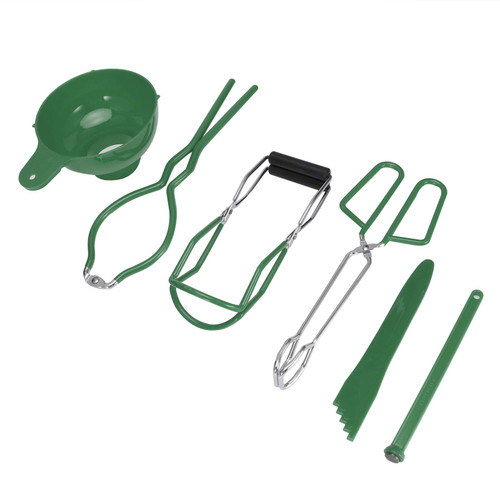 YUEHISY 6PCS Set Canning Kit Non Slip Food Tongs Jar Lifter Jar Wrench