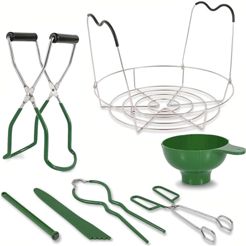7 Pieces Canning Supplies Kit, Green