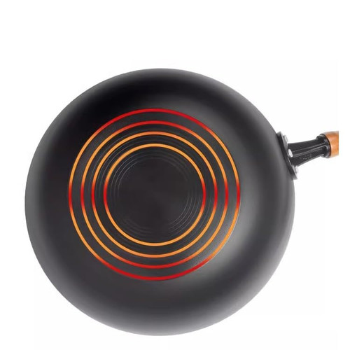 ZXPYLF Cast Iron Pot Forged Chinese Wok Non-stick Frying Pan Home Kitchen Cooking For Induction