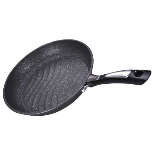 26cm Non Stick Cast Iron Skillet with Long Handle for Omelets and Crepes