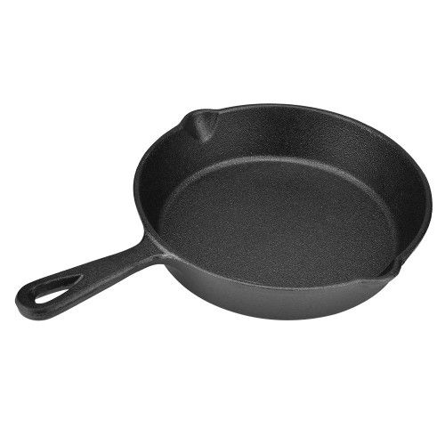 Domary Cast Iron Skillet 20cm, 16cm PreSeasoned Cookware (20cm)