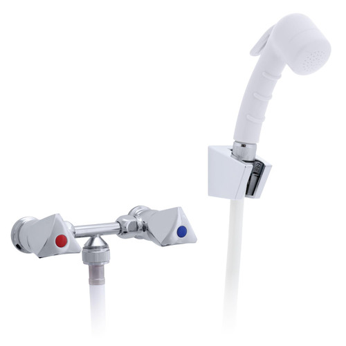Ambassador Marine Trinidad External Shower Mixer, Arctic White
