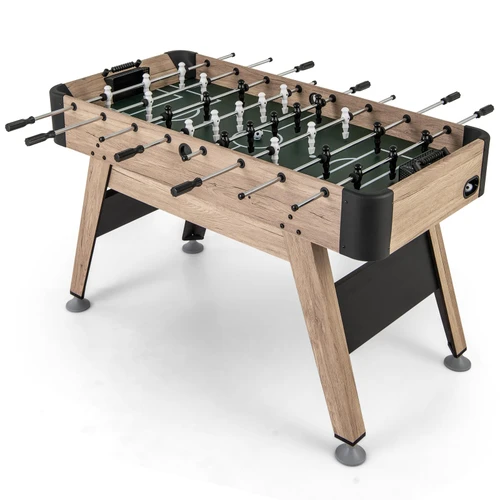 Goplus 54” Foosball Table for Adults, Competition Full Size Soccer Game Table with 2 Balls, 26 Players, Adjustable Leg Levelers, Arcade Football Table with for Kids Family Game Rooms, Bars, Parties