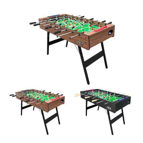 KICK Arcadia 48" Folding Foosball Table, Brown