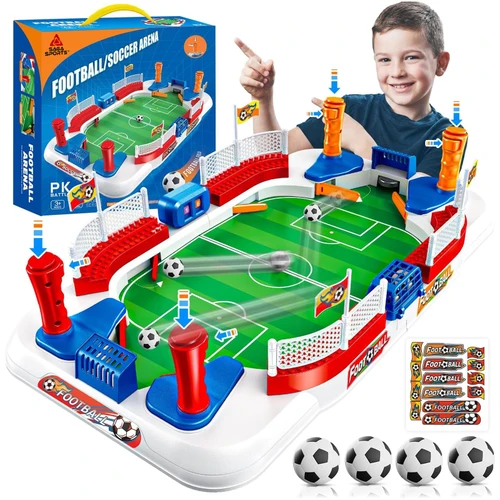 Saga Sports Mini Foosball Table for Kids, Portable Soccer Board Game