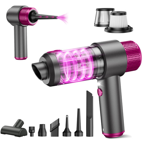 CFBF Handheld Car Vacuum Cordless Rechargeable, 15000PA Mini Vacuum Cleaner