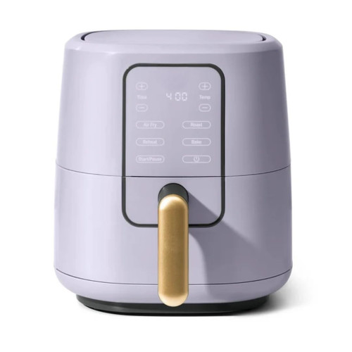 Wonderful 3-Quart Digital Air Fryer with TurboCrisp Technology, Compact Countertop Design with 4 Presets for Baking Roasting and Reheating (Lavender)