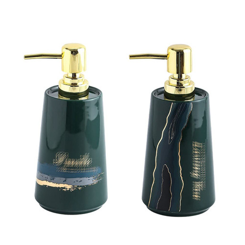 Soap Dispensers, with ABS Pump Head, Large Empty Lotion Bottle, 430ml/14. 54oz(B)