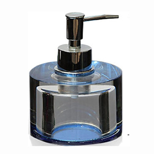 Dispenser Glass Soap Dispenser for Kitchen, Refillable with Rust-Proof Pump
