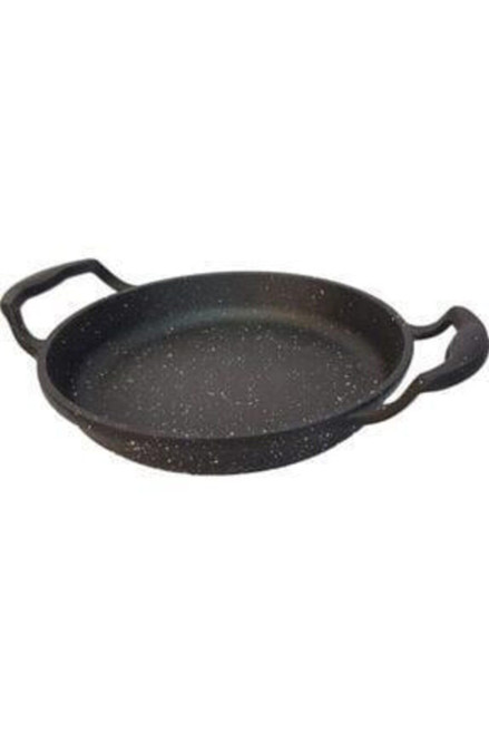 SODEF Cast Iron Skillet Pan with Granite Coating, 7.9 Inch Diameter, Non-Stick Interior and Exterior for Even Cooking, Single Piece Design for Kitchen Convenience
