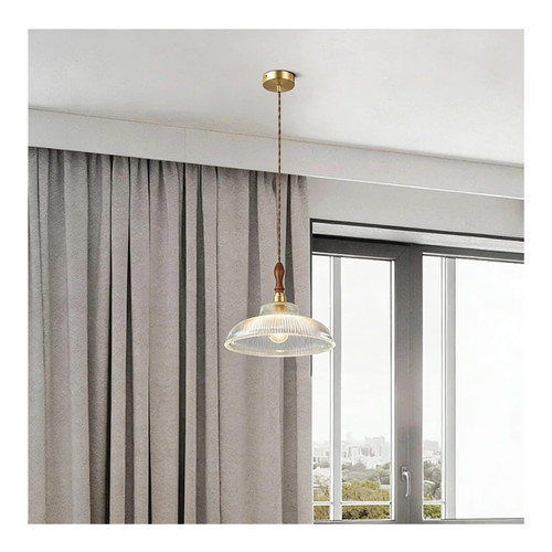 Modern Single Glass Led Chandelier for Dining Room Ceiling Indoor Lighting