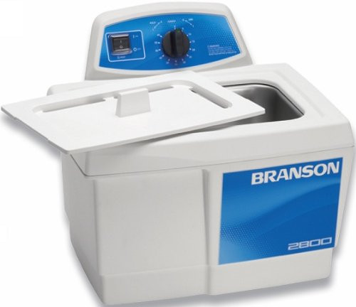 Branson M8800 Cleaner Mechanical Timer, 19 1/2"L x 11"W x 6"D ID, 2.5 gal, Stainless Tank