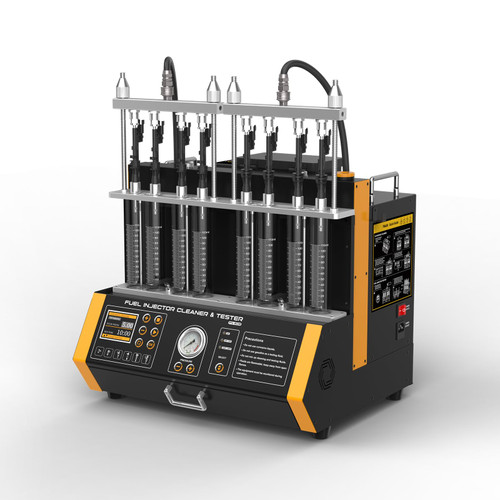 QPKING FN608 Fuel Injector Cleaner & Tester Machine, GDI Piezo, 8 Injectors