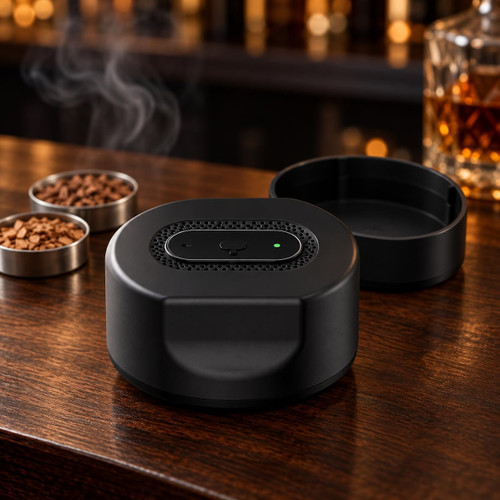 Electric Whiskey Smoker Kit for Cocktails, 6 Wood Chip Flavors