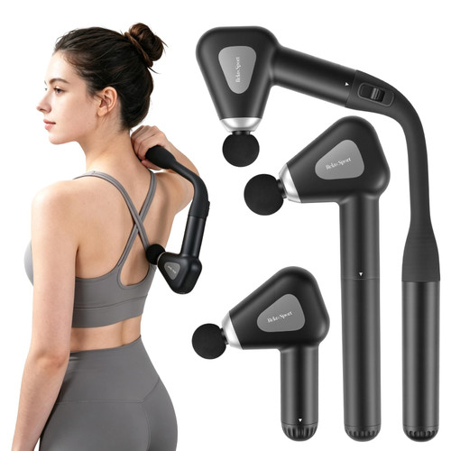 3-in-1 Convertible Massage Gun with Extended Handle,Massage Gun Deep Tissue