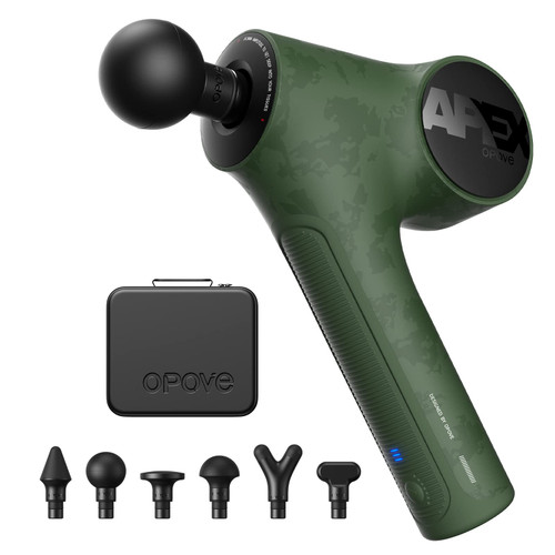 Opove Apex Massage Gun 14.5mm for Back Pain & Workout Recovery, Green