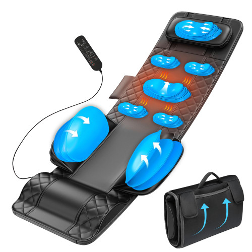 Full Body Massage Mat with Heat, Neck & Back Massage for Home Relaxation