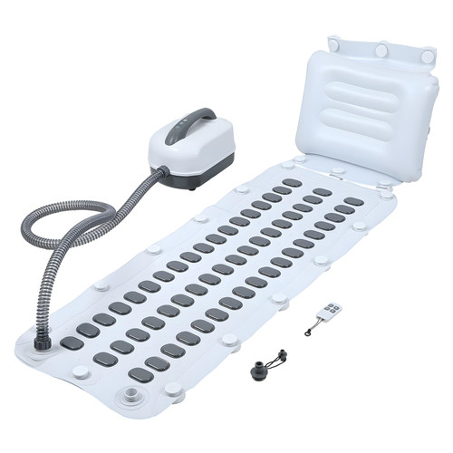 Bubble Bath Spa Mat, Massage Pad with Remote Control PillowUS Plug