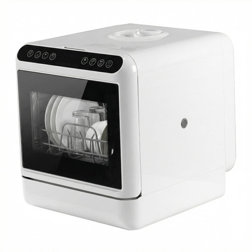 Countertop Dishwasher with 6L Built-in Water Tank No Hookup Needed