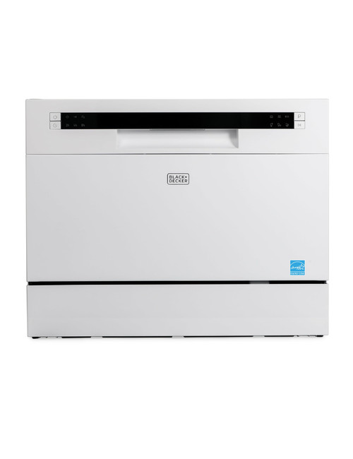BLACK+DECKER Countertop Dishwasher, Energy Star Certified, BCD6SD, White