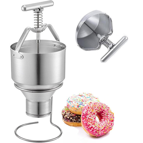 3L Adjustable Manual Donut Maker & Dropper Dispenser - Perfect Donut Holder for Even Batter Dispensing & Forming, Ideal for Bakeries and Home Baking Enthusiasts