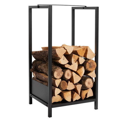 Firewood Rack Indoor Outdoor, Metal Small Log Wood Rack