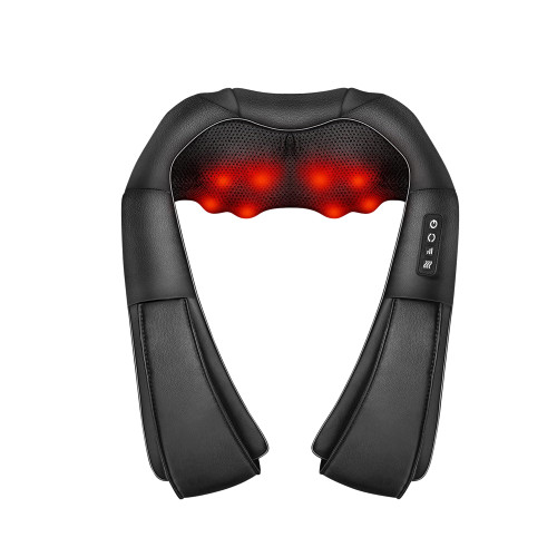 iKristin Neck Massager with Heat, Shiatsu Massager Deep Tissue 3D Kneading