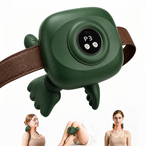 Neliangia Neck Massager for Pain Relief Deep Tissue, Green