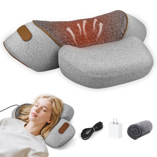 Voluart 3-in-1 Neck Massager Pillow with Heat