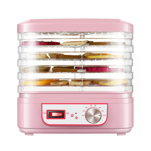 EGBHNJKL 5 Layer Home Plastic Food Dryer Vegetable Meat Fruit Small Household Air Electric Dehydrator Drying Machine