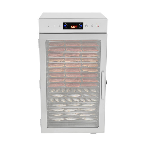 18 Trays Food Dehydrator Machine, Stainless Steel Meat Dryer Machine, 800W