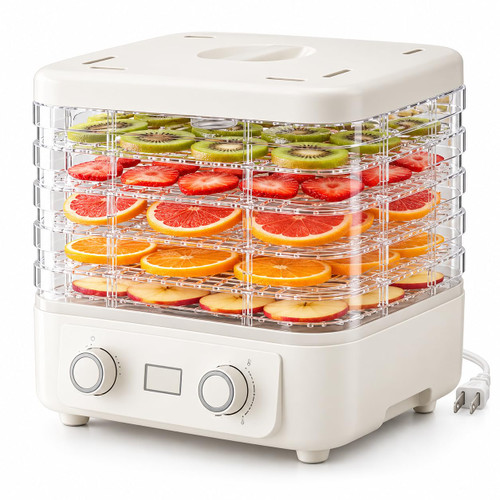 5-Tier Food Dehydrator with 72H Timer & Temperature Control