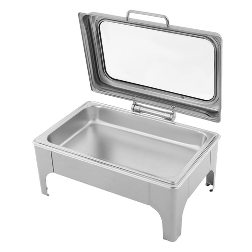 9L Stainless Steel Chafing Dish, 9.51Qt Buffet Warmer Catering Server