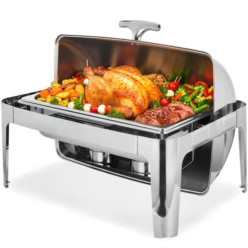 Hosslly 9QT Chafing Dish Buffet Set, Stainless Steel Food Warmer