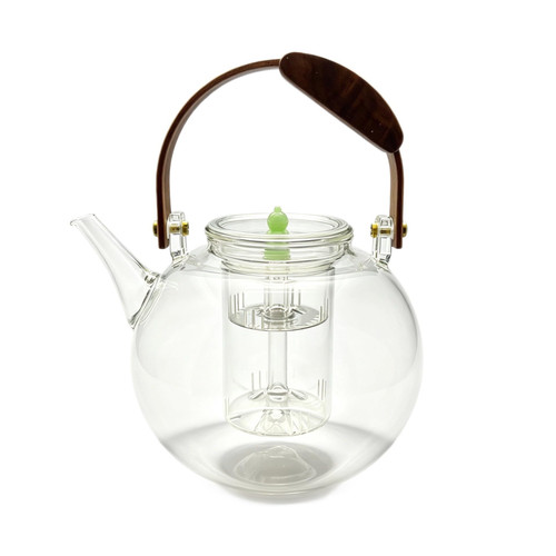 Tea Set Glass Teapot with Infuser Stovetop Kettle