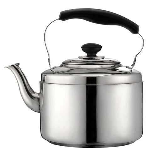 304 Stainless Steel Whistling Tea Kettle - Stovetop Teapot for All Stoves - 4.2 Quart Capacity - Durable, Fast Boil, Heat Resistant Handle, Perfect for Tea Lovers