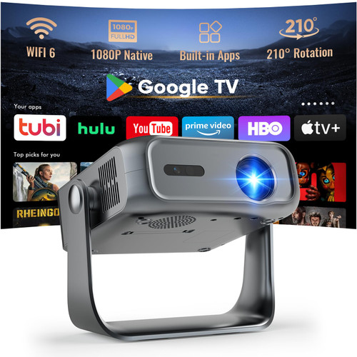 [Officially-Licensed Apps] Projector with WiFi and Bluetooth 4K Supported