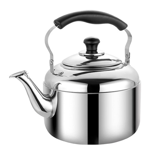 Stainless Steel Whistling Tea Kettle for Stove Top - Loud Whistle, Ergonomic Handle, Durable Teapot for Efficient Boiling, Perfect for Tea Lovers and Kitchen Use
