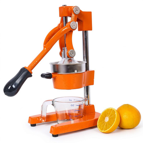 Manual Citrus Juicer Hand Press Heavy Duty Cast Iron Juice Extractor