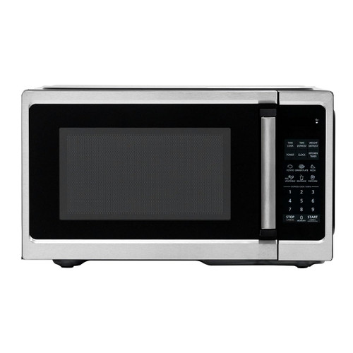 Techomey 0.9 Cu Ft Countertop Microwave Oven, 900W Microwave with 10 Power Levels, 6 Auto Menus, Practical Microwave Oven Suitable for Kitchens, Apartments, and Offices