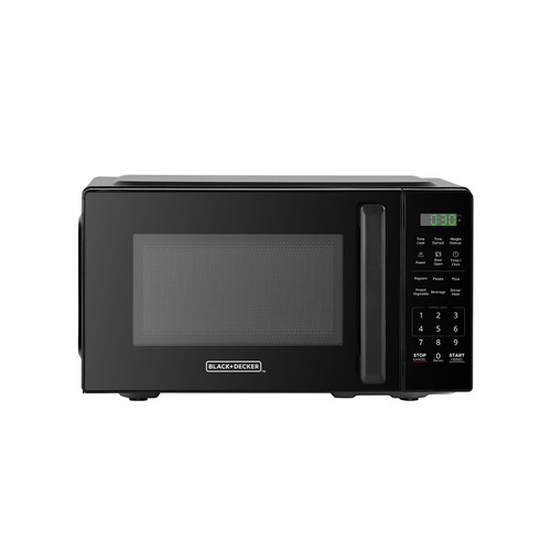 BLACK+DECKER Countertop Microwave Oven 0.7 Cu.Ft,700W,Child Safety, Black