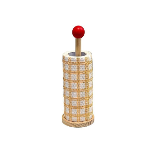 Kitchen Paper Towel Holder Kitchen Roll Tower Stand Decor(Red)