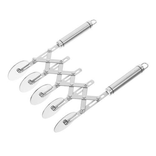 Stainless Steel Pastry Wheel Cutter for Dough Pizza Bread and Pasta Sheets