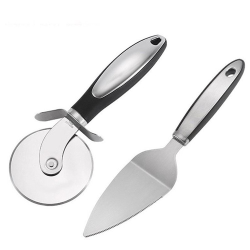 Pizza Cutter Wheel Set, Stainless Steel Pizza Slicer